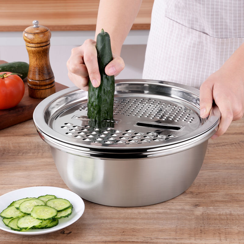 3-in-1 Stainless Steel Basin